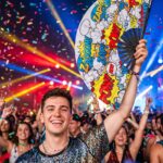 Festival Fan „ZAP BOOM POW“ žlutý komiks – Rave & Party – Zobrazení 4