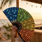 Festival Fan černý s duhou – Rave & CSD – Zobrazení 6