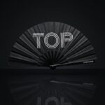 Festival Fan „TOP“ v černé barvě – statement Rave & Pride – Zobrazení 1