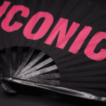 Festival Fan „ICONIC“ v černé a růžové barvě, Rave statement, Zobrazení 6