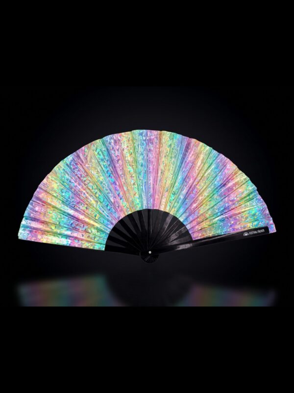 Festival Fans Holo Kristall Pastel pro Rave a festivaly