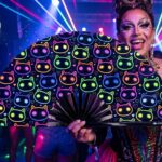 Festival Fans s neonovými kočkami – černé – pro Rave a festivaly, Zobrazení 5