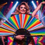 Festival-Fächer Pride Regenbogen-Streifen, CSD & Pride Accessoire, Zobrazení 5