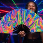Festival Fan Psychedelic Fire, pestrobarevný pro Techno a Rave, Zobrazení 2