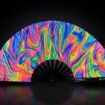 Festival Fan Psychedelic Fire, pestrobarevný pro Techno a Rave, Zobrazení 1