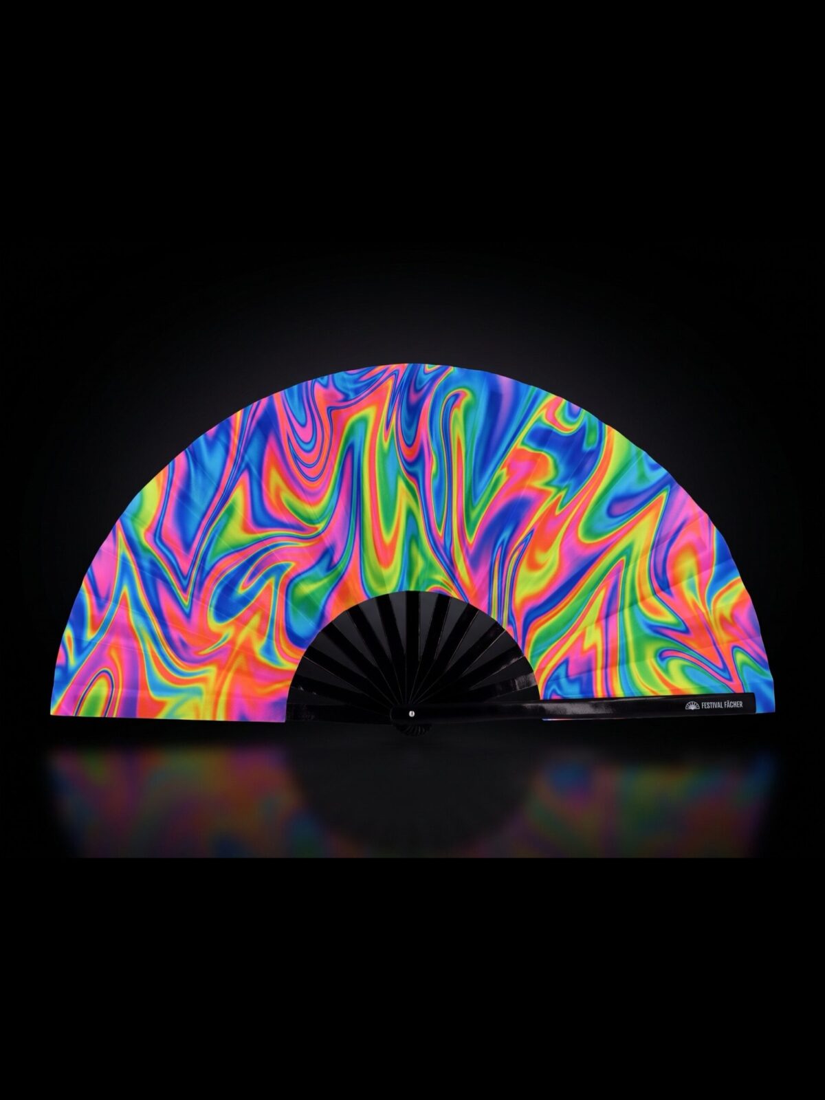 Festival Fan Psychedelic Fire – pestrobarevný pro Techno a Rave