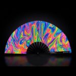 Festival Fan Psychedelic Fire – pestrobarevný pro Techno a Rave, Zobrazení 1