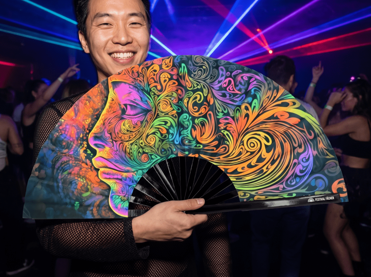 Festival Fan „Psychedelic Wirbel Bunt“ pro psytrance a Goa, Zobrazení 2