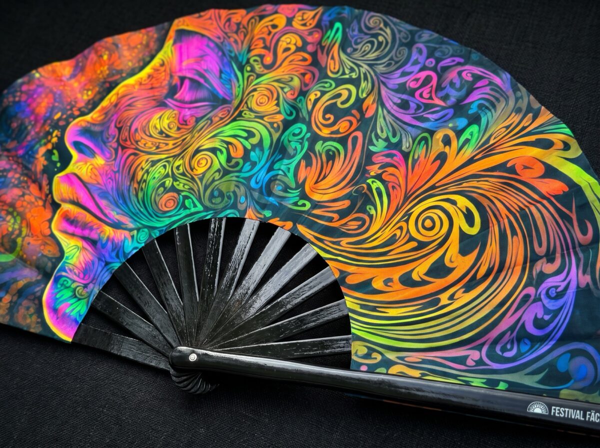 Festival Fan „Psychedelic Wirbel Bunt“ pro psytrance a Goa, Zobrazení 5