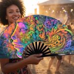 Festival Fan „Psychedelic Wirbel Bunt“ pro psytrance a Goa, Zobrazení 3