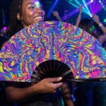 Festival Fan Psychedelic Melt, fialový, pro Goa a psytrance, Zobrazení 2