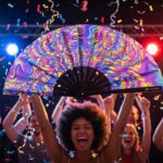 Festival Fan Psychedelic Melt, fialový, pro Goa a psytrance, Zobrazení 4