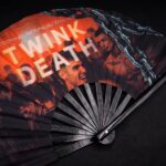 Festival Fan „TWINK DEATH“, černý, pro Techno a Rave, Zobrazení 5