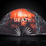 Festival Fan „TWINK DEATH“, černý, pro Techno a Rave, Zobrazení 1