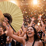 Festival Fan s třpytkami pro festivaly a večírky, Zobrazení 4