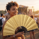 Festival Fan s třpytkami pro festivaly a večírky, Zobrazení 3