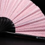 Festival Fan „Rosa s třpytkami“ pro festivaly a večírky, Zobrazení 5