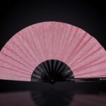 Festival Fan „Rosa s třpytkami“ pro festivaly a večírky, Zobrazení 1
