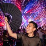 Festival Fan, černý jednobarevný, na festival i do každodenního života, Zobrazení 4