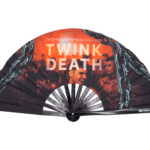 Festival Fan „TWINK DEATH“, černý, pro Techno a Rave, Zobrazení 6